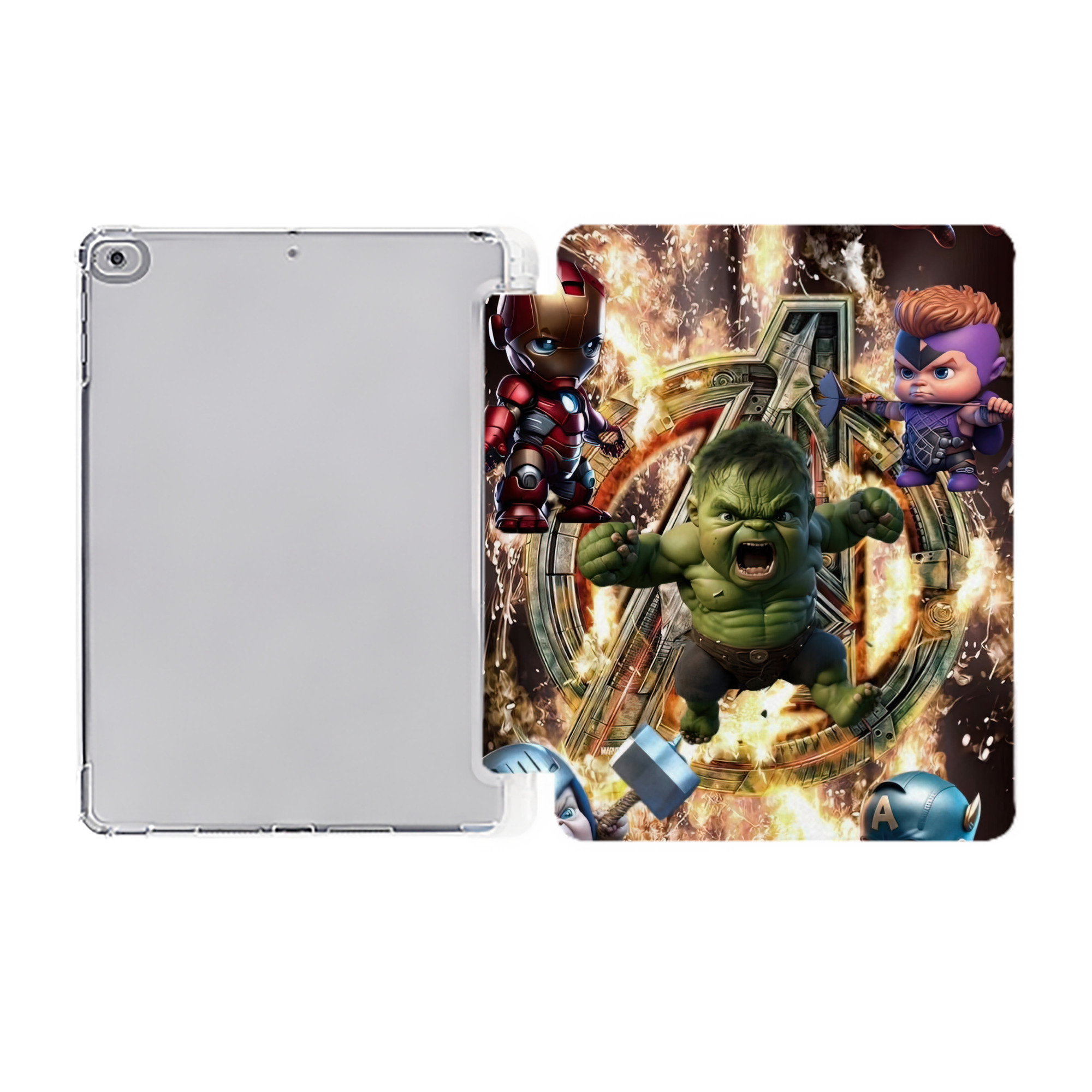 （画像用） Spider Man スパイダーマン IPad ケース ペン収納付き 三つ折りスタンド PUレザー×シリコン 対応機種9.5/10.5/10.9インチ